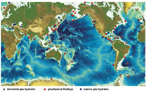 Methanhydrat wurde weltweit gefunden (c) IFM-GEOMAR