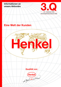 Henkel Cover Geschaeftsbericht Quartal 3/2008