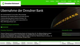 Dresdner-Kleinwort-Banker erwägen Klagen gegen neue Konzernmutter (Foto: dresdnerkleinwort.com)