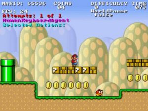 Der Nintendo-Klassiker wurde als „Infinite Mario Bros“ in Java nachgebaut (Foto: Togelius)