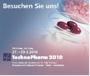 Technopharm 2010: cbs in der Halle 1, Stand 1-153