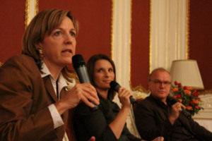 Diskussion mit Mag.a Sabine Kern, Barbara Stöckl, Michael Köhlmeier (Fotodienst/Julia Fuchs)