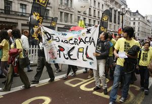 Protest: Europas Jugend begehrt auf (Foto: FlickrCC/Paula Pérez)