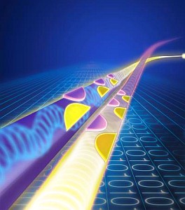 Halbleiter mit Licht: Nur in eine Richtung duchlässig (Bild: Caltech/Feng)