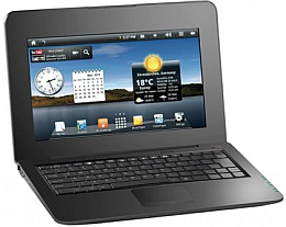 Meteorit-NB 10.HD: Netbook mit Android-Betriebssystem (Foto: Pearl)