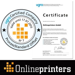 Certified print quality