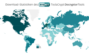 Download-Statistiken des ESET-Tools (Bild: ESET)