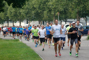 Generalprobe vor dem ebm-papst Marathon (© ebm-papst)