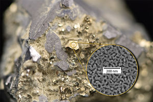 Nanoporöses Gold in der Nahaufnahme: neue Software hilfreich (Foto: tamu.edu)
