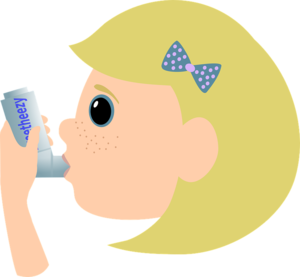 Inhalator: Fehlstunden durch Asthma (Foto: pixabay.com, OpenClipart-Vectors)