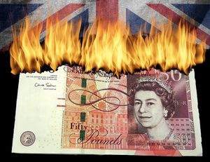 Brennendes Pfund: Britisches BIP kollabiert langsam (Foto: pixabay.com/WolfBlur)