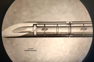 Mikroskopische Aufnahme der neuen innovativen ARC-Nadel (Foto: epfl.ch)