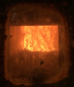 Brennkammer einer klassischen Müllverbrennungsanlage (Foto: sintef.no)