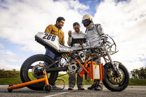 Neuer Motorrad-Prototyp des MIT: Dieser fährt mit Wasserstoff (Foto: Adam Glanzman)