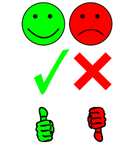 Wahr versus falsch: Korrekturen können vor Fake News warnen (Bild: OpenClipart-Vectors, pixabay.com)