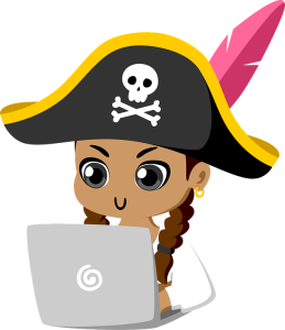 Software-Piratin: lässt sich durch Drohbotschaften eher abschrecken (Bild: pixabay.com, Grimnona)