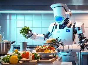 Roboter als Küchenhelfer: muss vorsichtig mit Menschen arbeiten (Bild: Faisal Mehmood, pixabay.com)