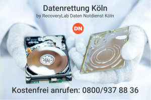 RecoveryLab Köln rettet interne Festplatte mit wichtigen Daten (Bild: RecoveryLab Dattenrettung)