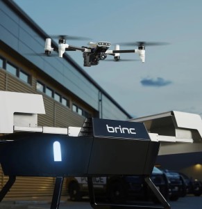 Brinc-Drohne beim Start: Einsatzkräfte werden schneller informiert (Foto: brincdrones.com)