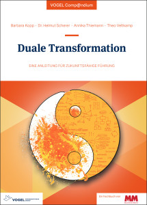 Neues Fachbuch zu Führung in der dualen Transformation (Bild: Vogel Communications Group)