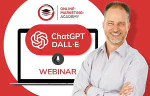 Kostenloses Webinar über ChatGPT und Dall-E (Bild: Online-Marketing-Academy)