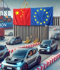 Strafzölle beim Import in die EU: Chinesische Hersteller müssen mehr bezahlen (Bild: ChatGPT/Dall-E)