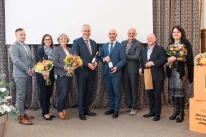 Gruppenfoto 1 Jahr Pflegestudium am Bildungscampus Mauer (© Dominik Stixenberger)