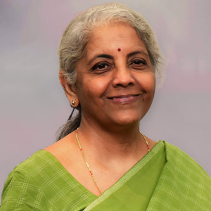 Indiens Finanzministerin Nirmala Sitharaman (Foto: financialservices.gov.in)