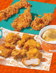 Werbebild: Zutaten zum Hühnchen-Sandwich von Popeyes (Foto: popeyes.com)